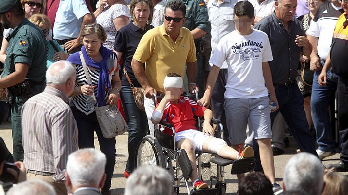 Telediario 1 - Continúa la investigación del accidente del minibús