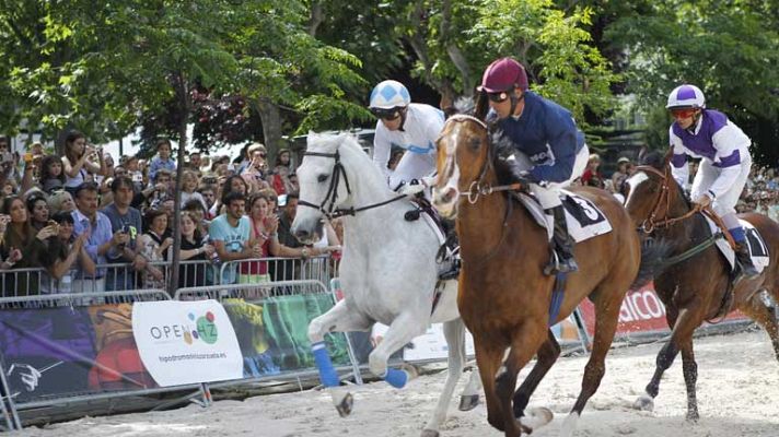 Telediario 1 - El Paseo de la Castellana vuelve a convertirse en hipódromo