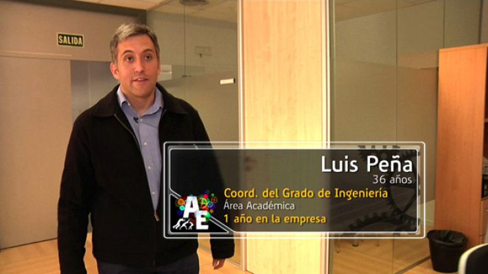 El alma de las empresas - Luis Peña (36 años) Coordinador del Grado de Ingeniería