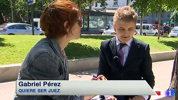 Telediario 1 - El CGPJ aprueba que los invidentes puedan llegar a ser jueces