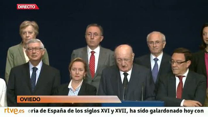 Premios Princesa de Asturias - Lectura del fallo del jurado del Premio Príncipe de Asturias de Ciencias Sociales 2014 para Joseph Pérez