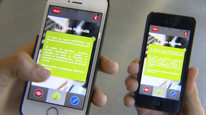 Telediario 1 - Nueva aplicación para denunciar el ciberacoso