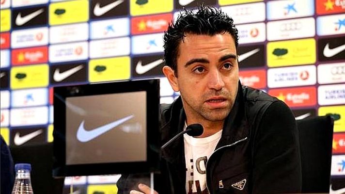 Telediario 1 - Xavi: "No queremos callar bocas; solo ganar la Liga"