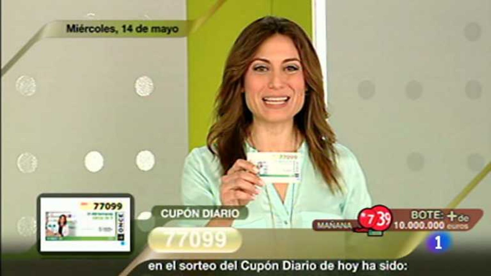 Sorteo ONCE - 14/05/14 - Ver ahora