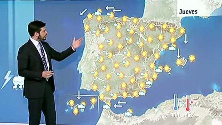 El tiempo - Cielos despejados y temperaturas en ascenso durante el día
