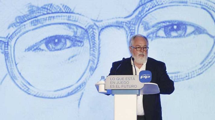 Telediario 1 - Cañete prepara el debate