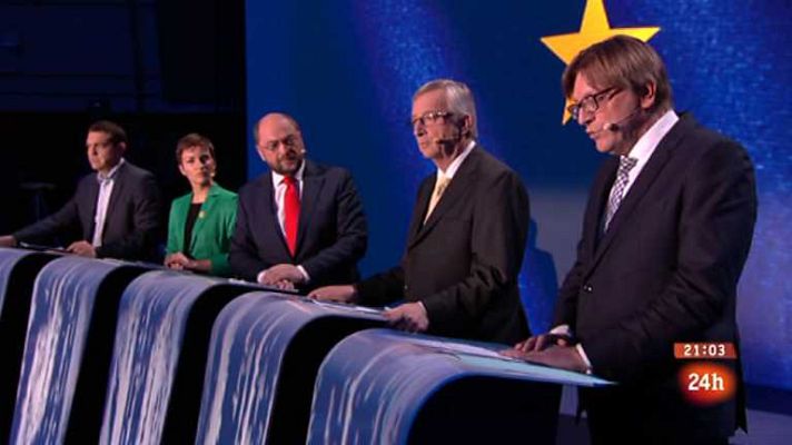 Especiales informativos - Debate entre los candidatos a presidir la Comisión Europea