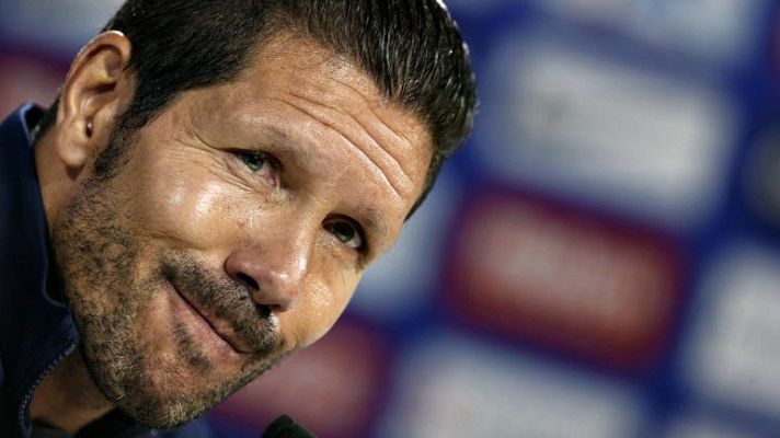 Telediario 1 - Simeone: "Diego Costa entrenó sin ningún problema y jugará de inicio"
