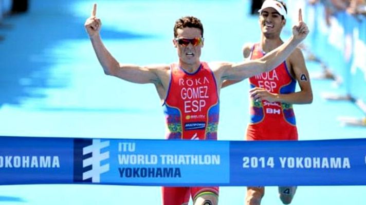 Telediario 1 - Gómez Noya y Mola hacen doblete en Yokohama