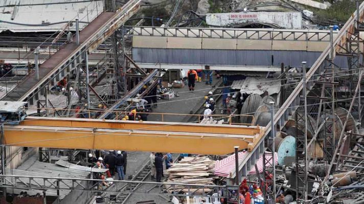 Telediario 1 - El accidente laboral más grave de Turquía