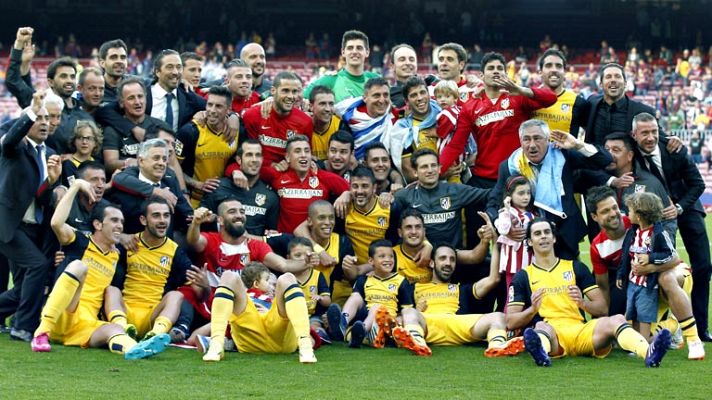 Telediario 1 - El Atlético se lleva la Liga en el Camp Nou