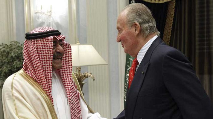 Telediario 1 - Viaje del rey a Arabia Saudí