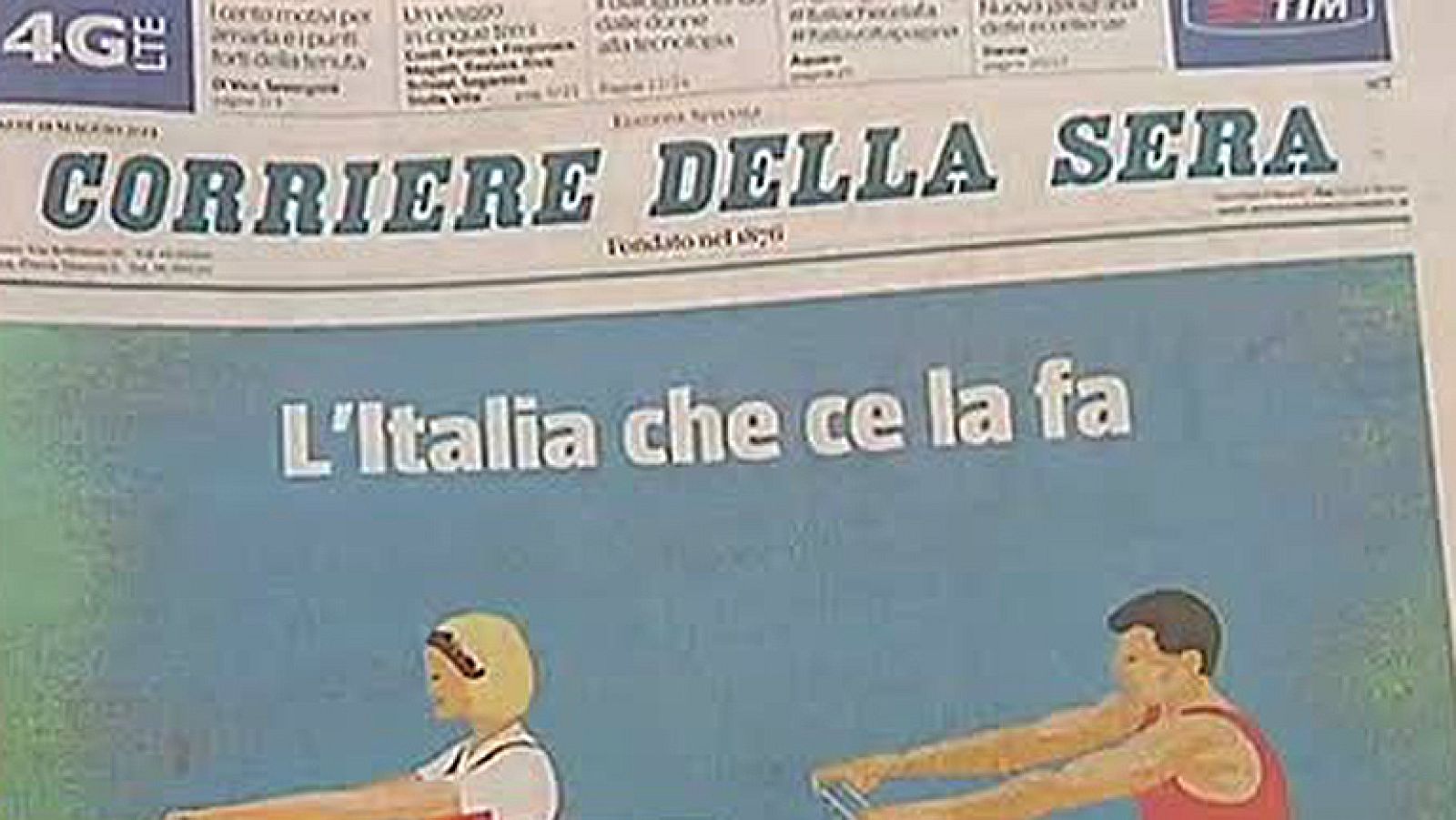`Il Corriere della Sera' reparte un suplemento gratuito en el que sólo publican buenas noticias | Ver