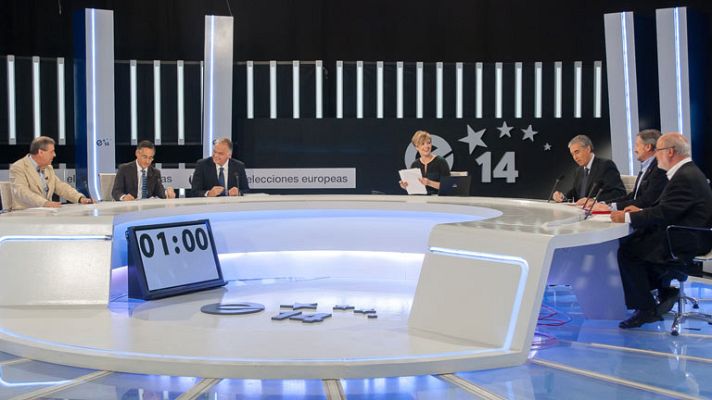 Telediario 1 - PP y PSOE se enzarzan con las cifras del paro e IU culpa a ambos de la crisis