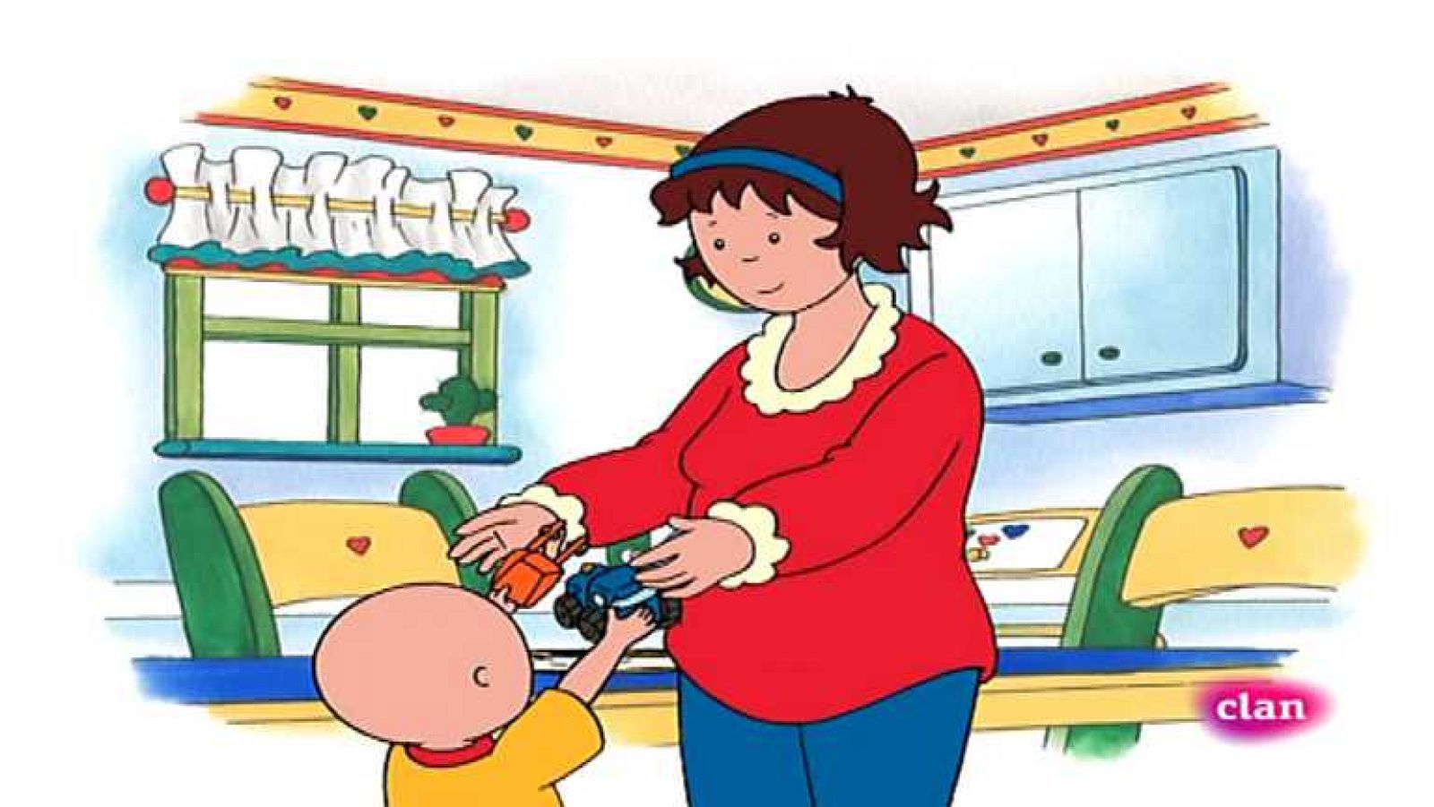 Ganando pegatinas - Caillou | Ver