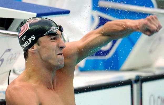  - Entrega séptima medalla de Phelps