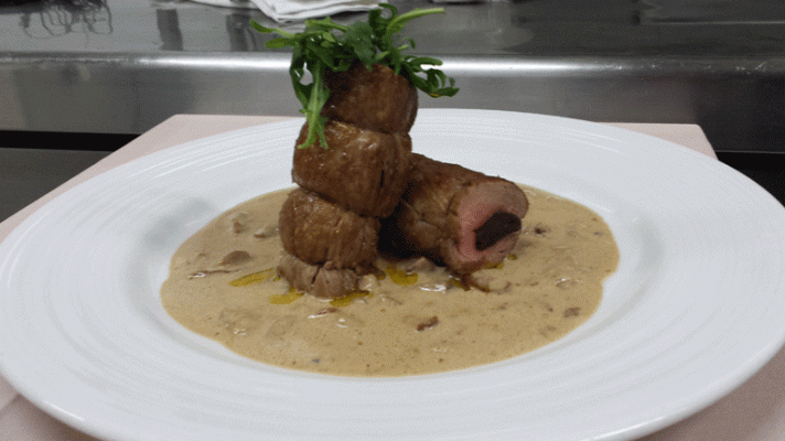 RTVE Cocina - Solomillo relleno de ciruelas y salsa de setas