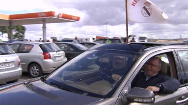 Telediario 1 - Dispositivo de seguridad especial en la A5