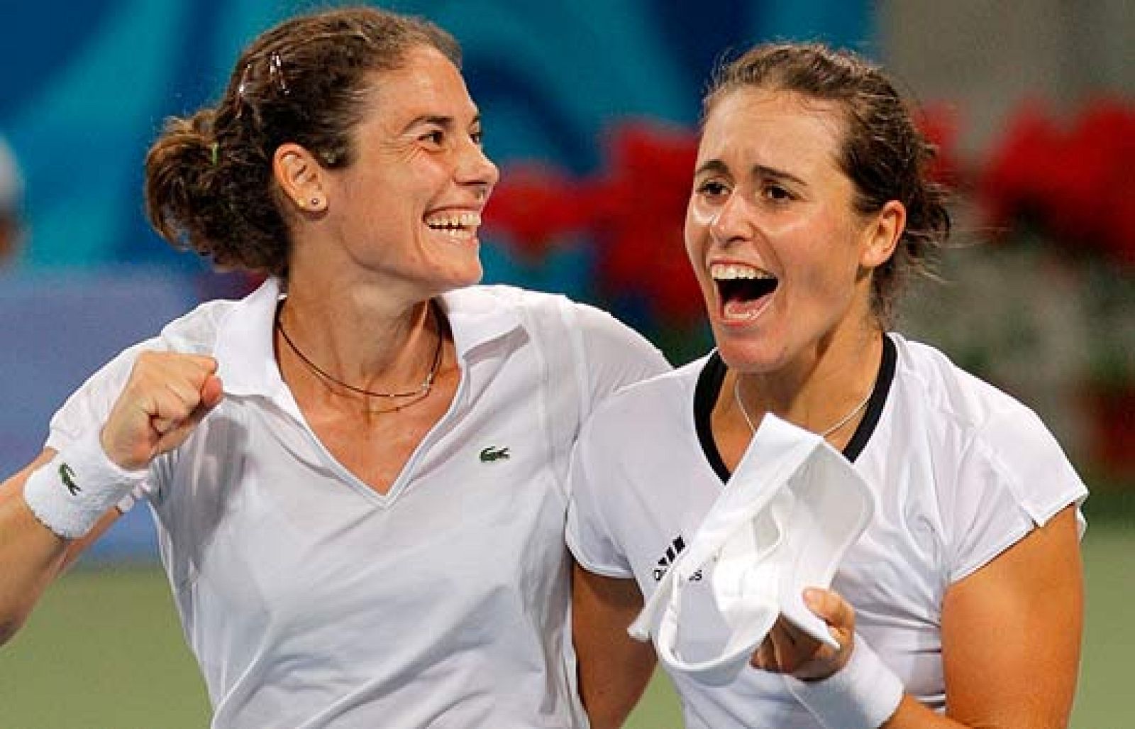 La pareja española de dobles, Medina y Ruano, han conseguido pasar a la final, tras apear de las semis a la pareja china.