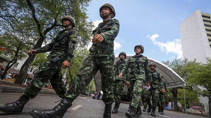 Telediario 1 - Aparente calma en Tailandia