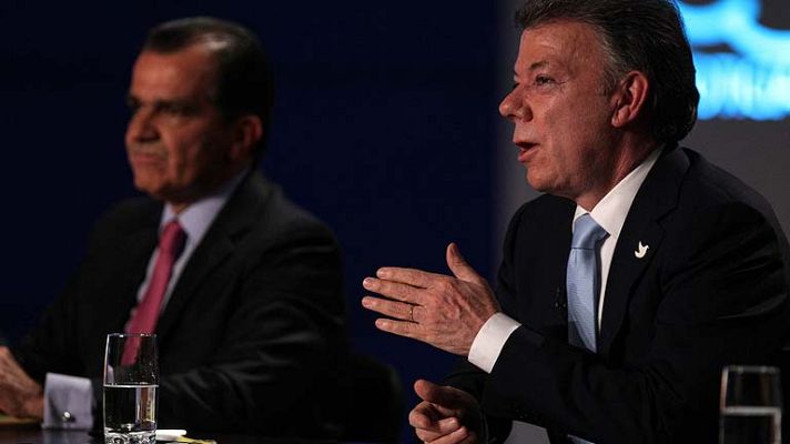 Telediario 1 - Recta final de la campaña en Colombia