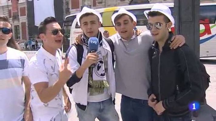 Telediario 1 - Madrid se despierta de blanco el domingo