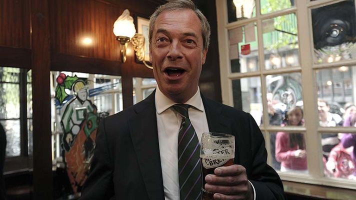 Telediario 1 - El UKIP gana las europeas en Reino Unido