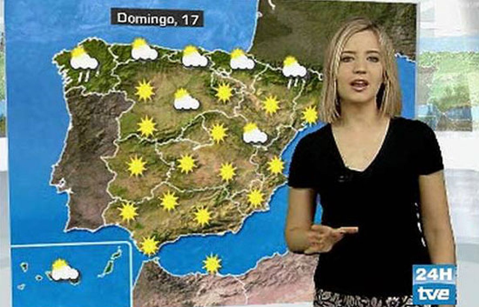 Este domingo habrá nubes sólo en el norte donde podría llover.