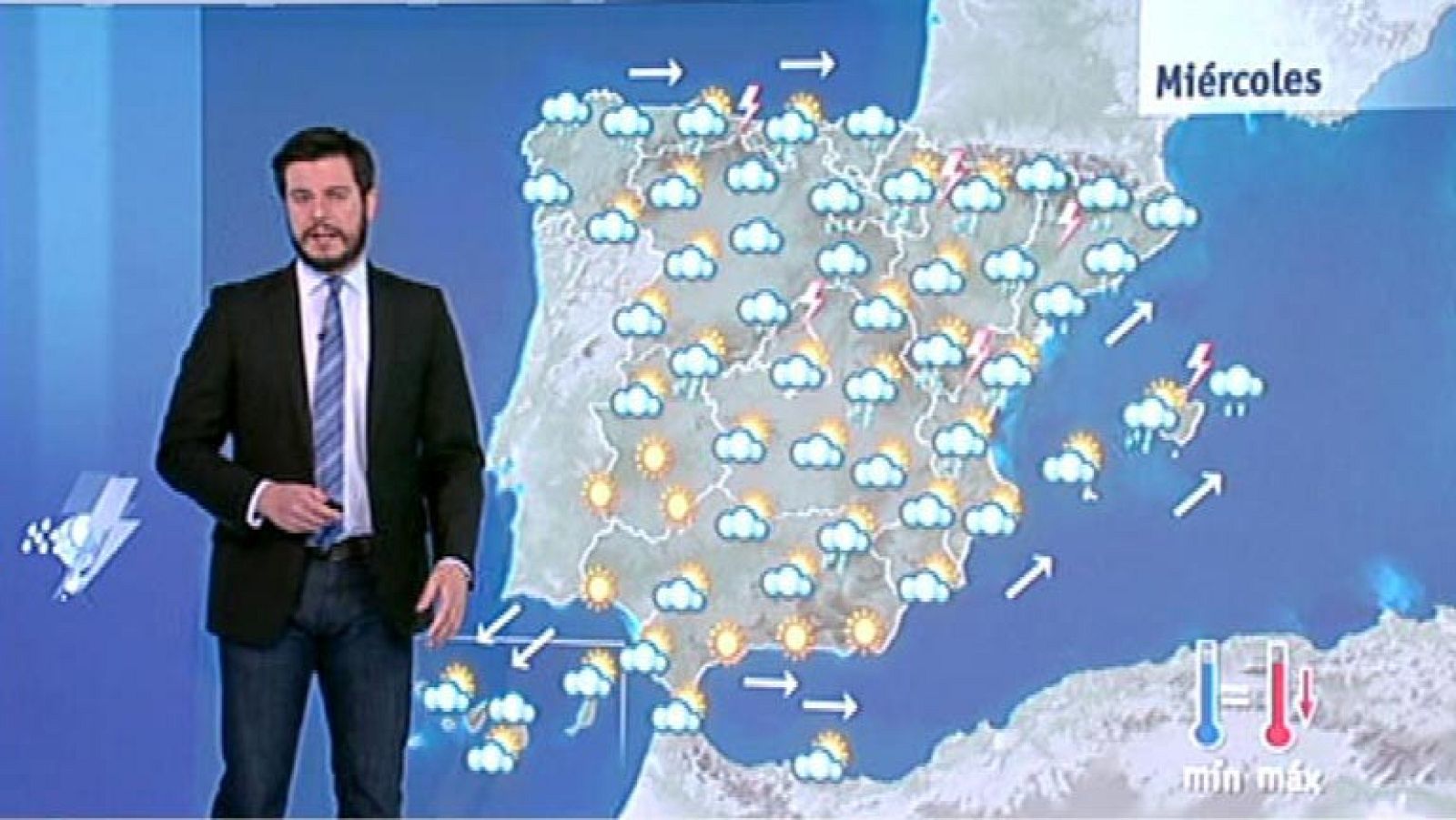 Lluvias en el tercio norte y en el este del país
