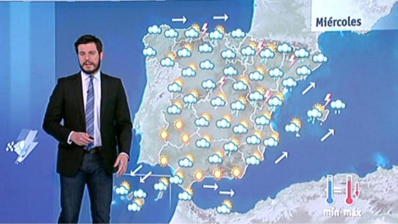 Lluvias en el tercio norte y en el este del país