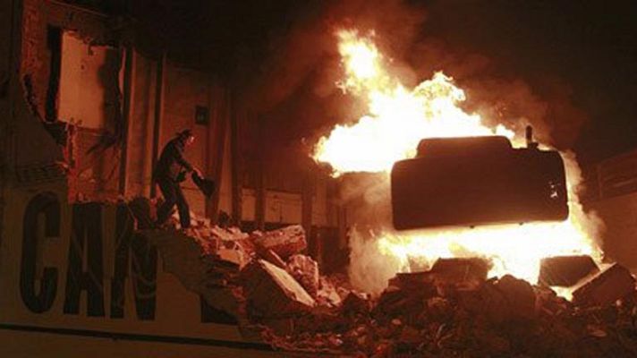 Telediario 1 - Incidentes Barcelona