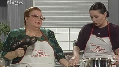 Patatas a la imprudencia y Manzanas Florinda con Florinda Chico