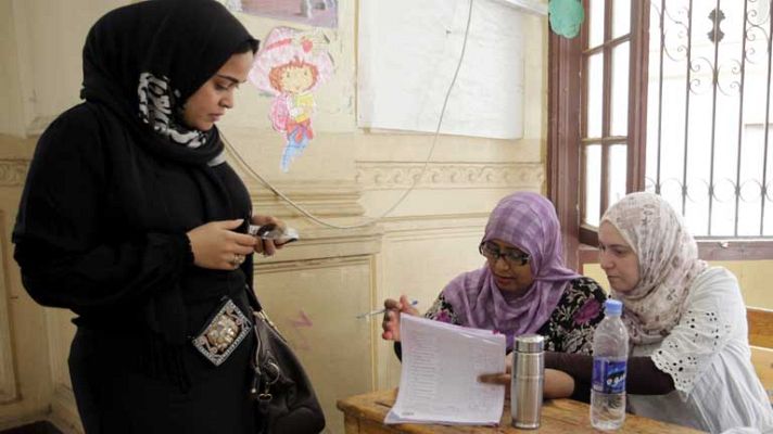 Telediario 1 - Elecciones en Egipto