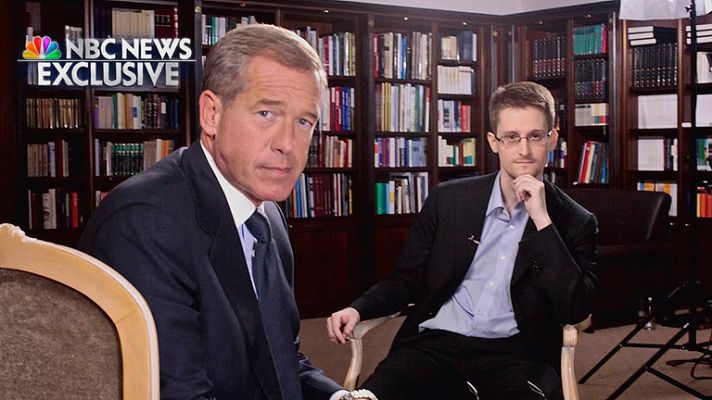 Telediario 1 - Snowden concede su primera entrevista a una televisión de EE.UU.