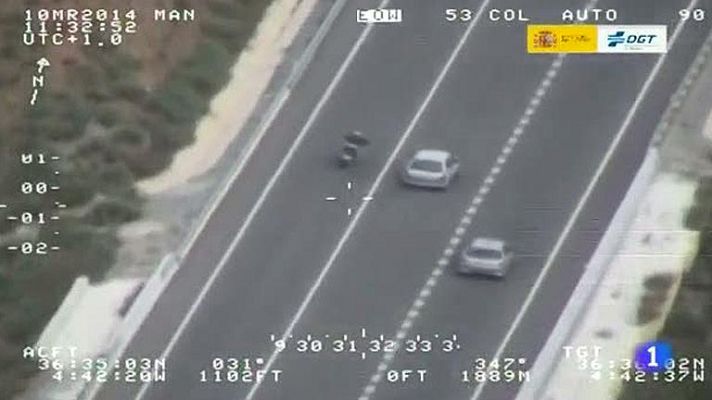 Telediario 1 - Infracciones al volante