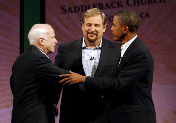  - Obama y McCain, juntos en la fe