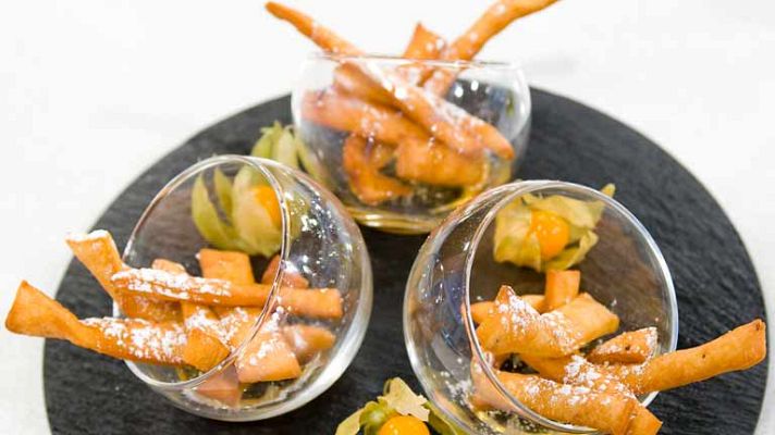 RTVE Cocina - Tiras crujientes en salsa de miel