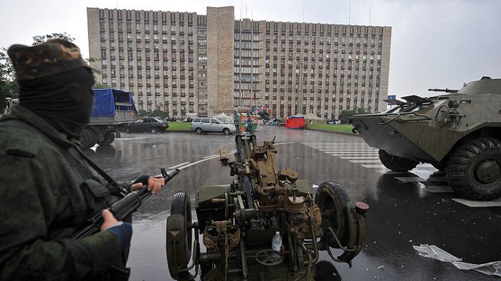 Telediario 1 - Los prorrusos derriban un helicóptero del Ejército ucraniano