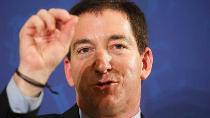 Telediario 1 - Gleen Greenwald y el caso Snowden
