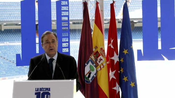 Telediario 1 - Florentino Pérez no tocaría la plantilla del Real Madrid