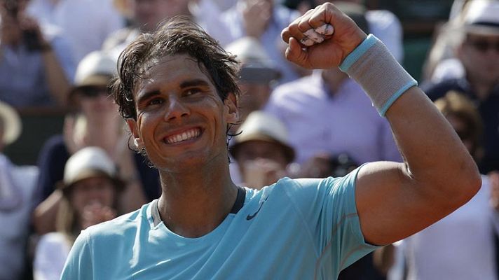 Telediario 1 - Nadal, entre los cuatro españoles que llegan a octavos de Roland Garros