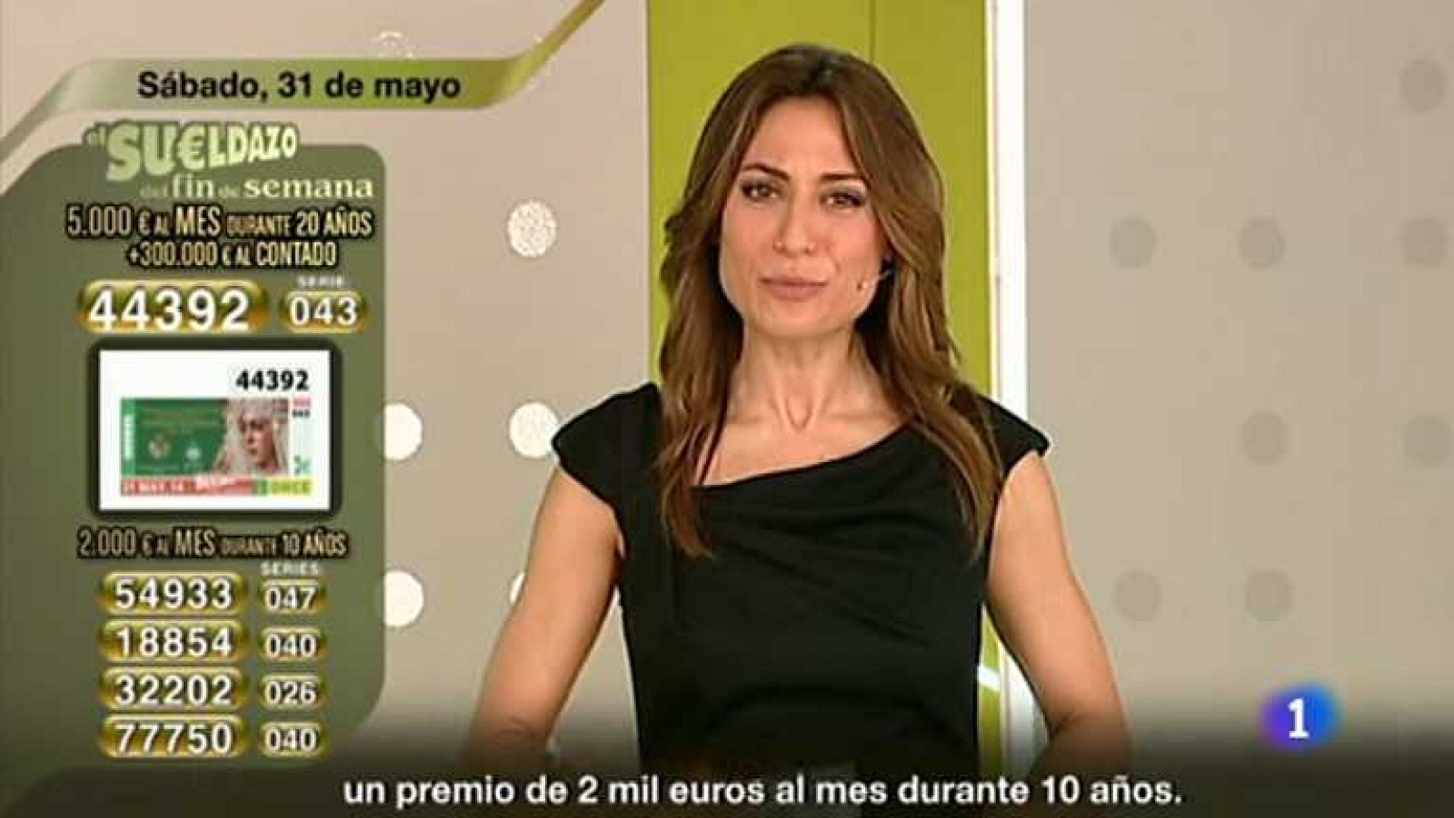 Sorteo ONCE - 31/05/14 - Ver ahora