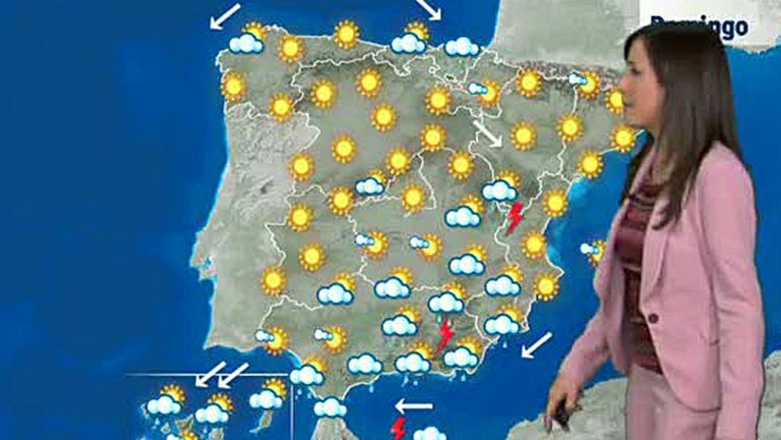 Fuertes lluvias en el este peninsular y ascenso térmico en el norte