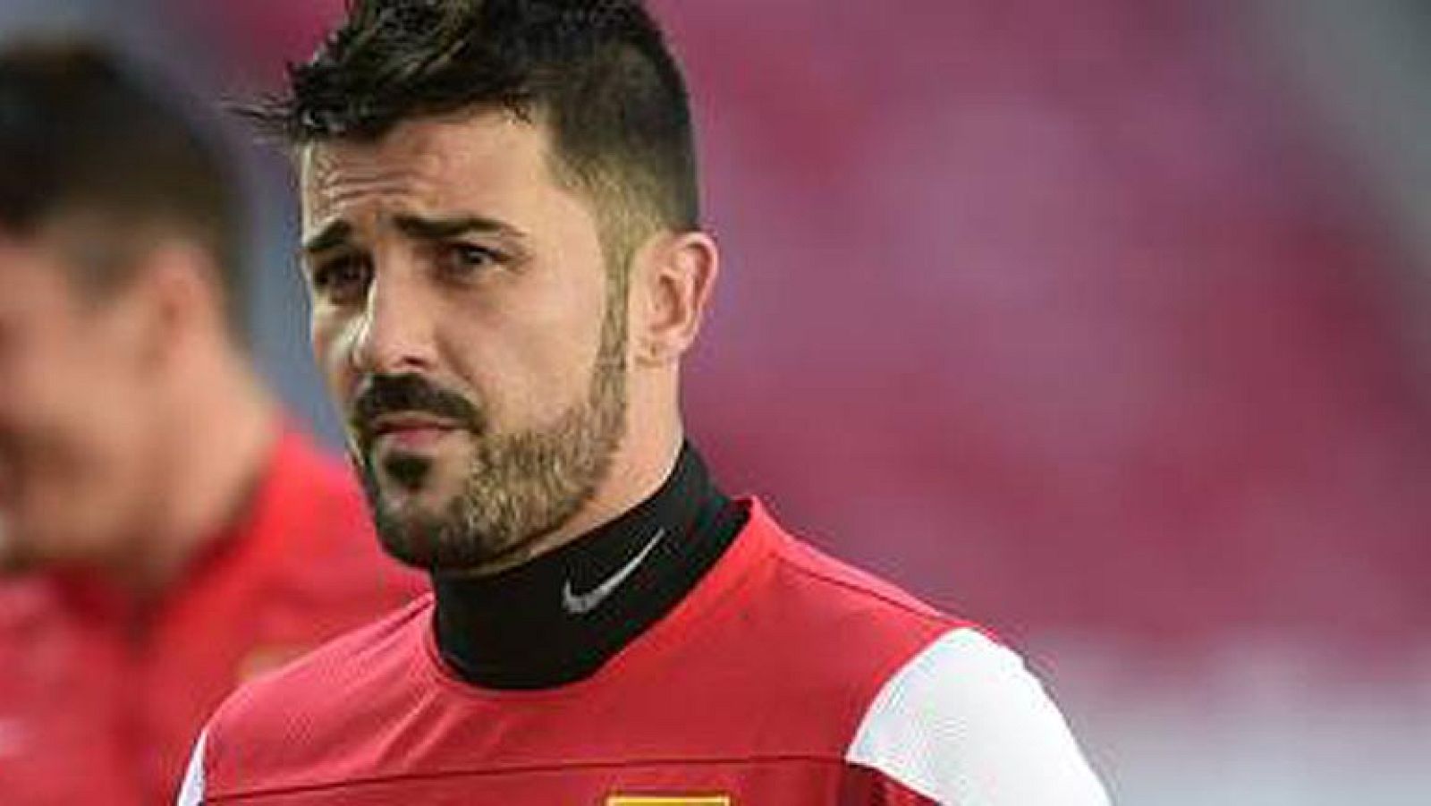 Villa se despide del Atlético de Madrid