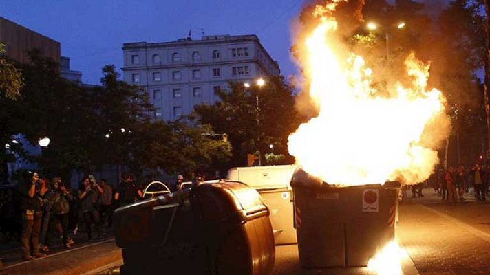 Telediario 1 - Desalojo Can Vies