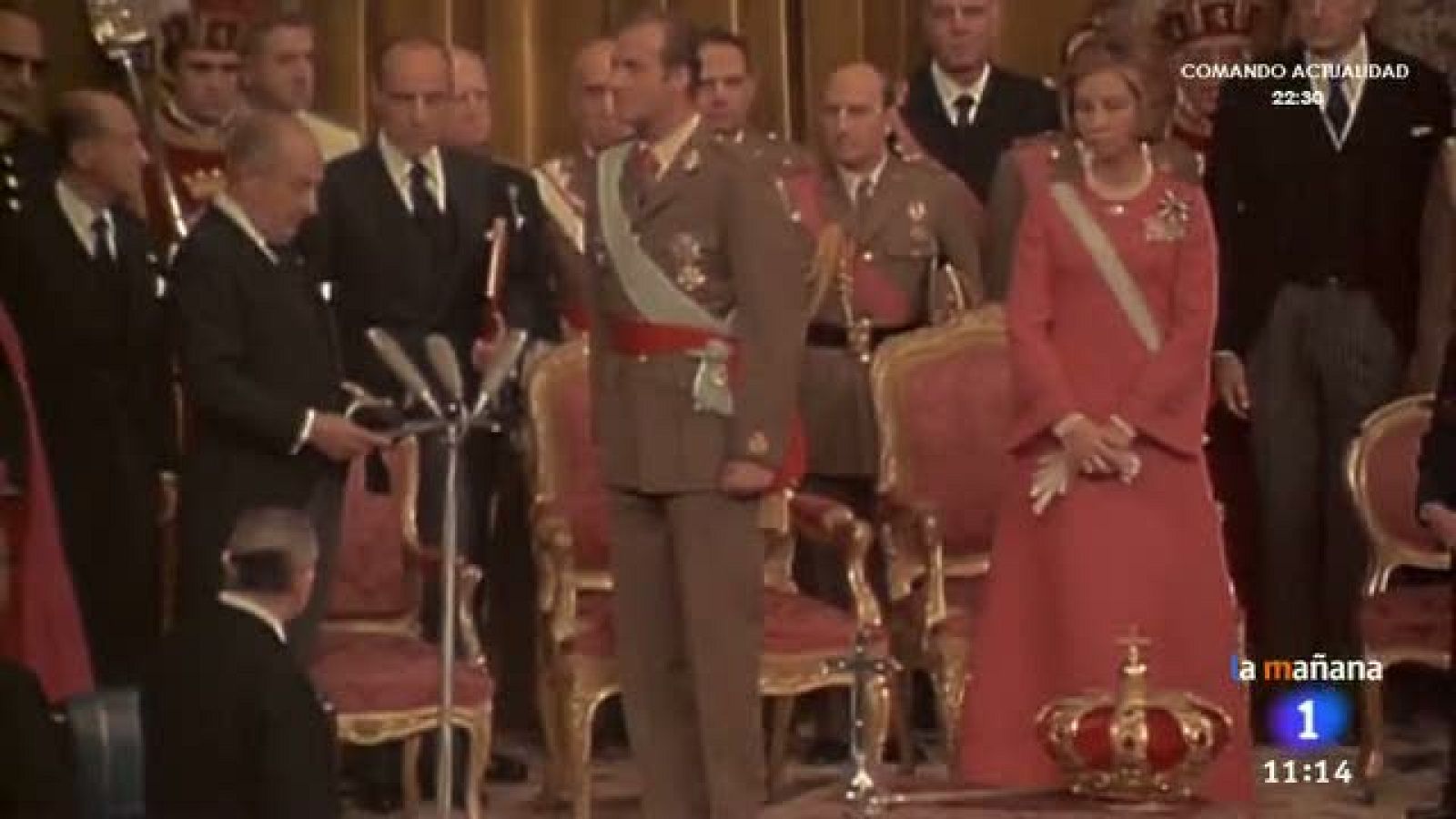 Proclamación de Juan Carlos I en 1975