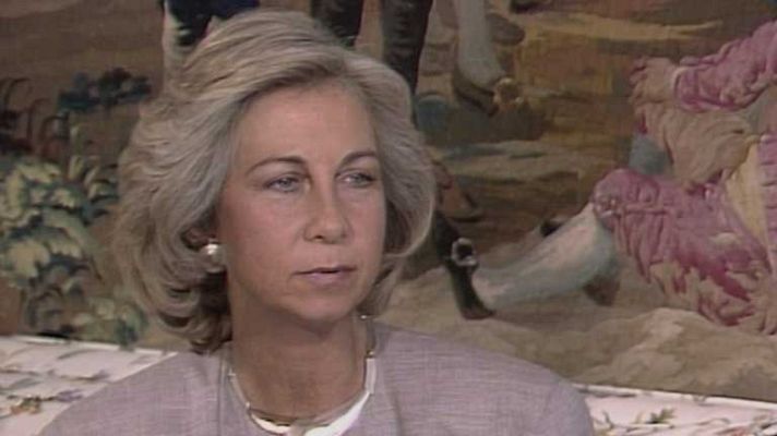 Telediario 1 - Doña Sofía en la reunión anual de UNICEF