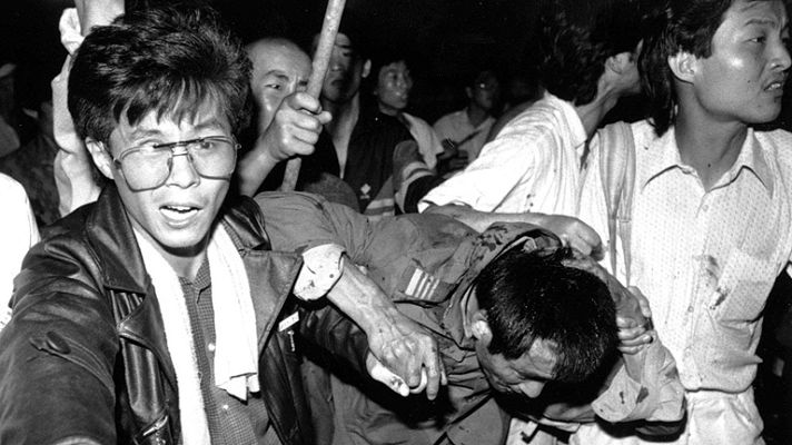 Telediario 1 - Veinticinco años de Tiananmen