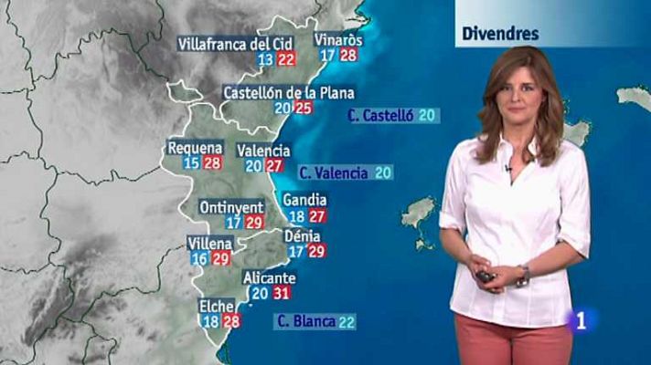 L'informatiu - Comunitat Valenciana - El tiempo en la Comunidad Valenciana - 05/06/14