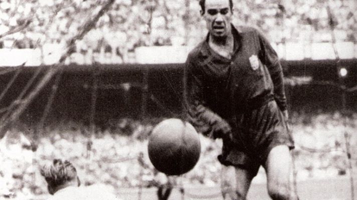  - Zarra recuerda con Williams su gol a Inglaterra